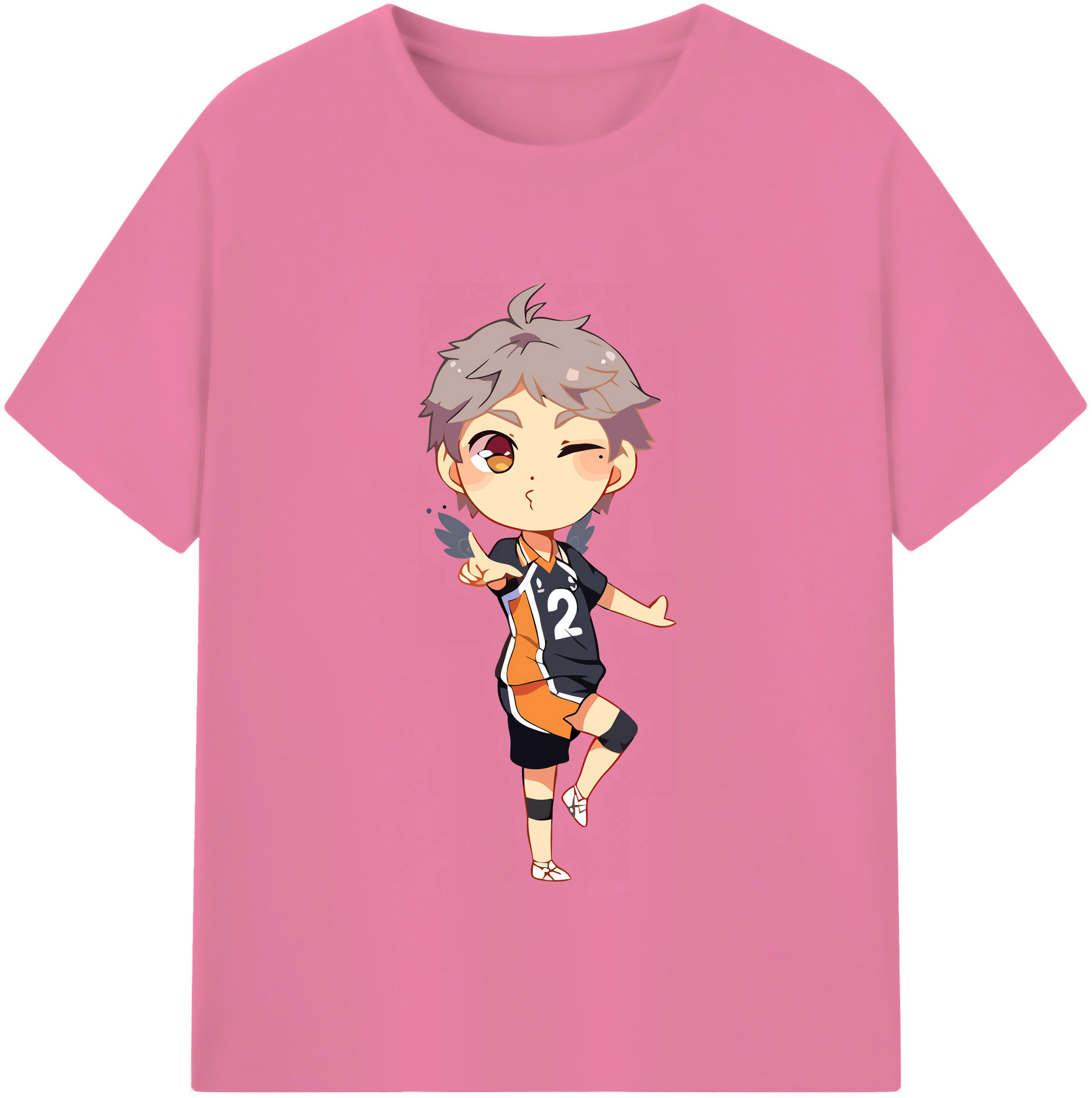 （画像用） ハイキュー!! Haikyu!! 綿100％半袖Tシャツ（フロントプリント）